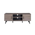 Oak Rustic TV Stand Furniture With Solid Legs